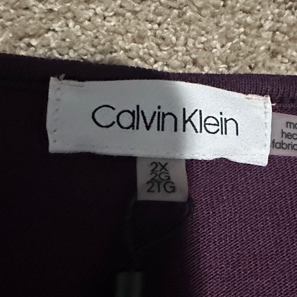 Calvin Klein Purple Long Sleeve Top - Picture 6 of 6